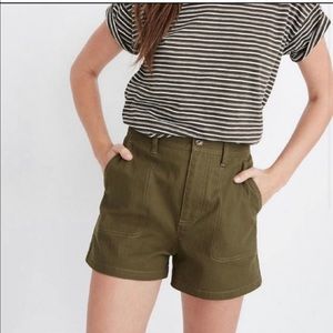 Madewell High Rise Camp Shorts